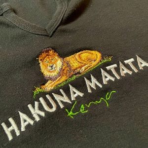 Embroidered Hakuna Matata Women’s Fit Shirt